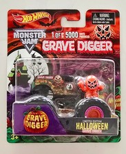 HOT WHEELS MONSTER JAM 2013 HALLOWEEN GRAVE DIGGER LTD 5000
