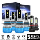 LED Headlight + Fog Light Bulbs Combo For Chevy Silverado 1500 2500HD 2003-2006