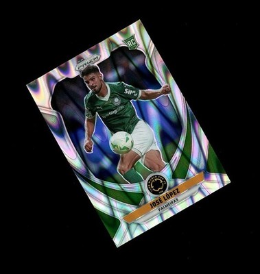 2025 Prizm SEISMIC WAVE SILVER REFRACTOR ROOKIE SP JOSE LOPEZ RC! Palmeiras STAR