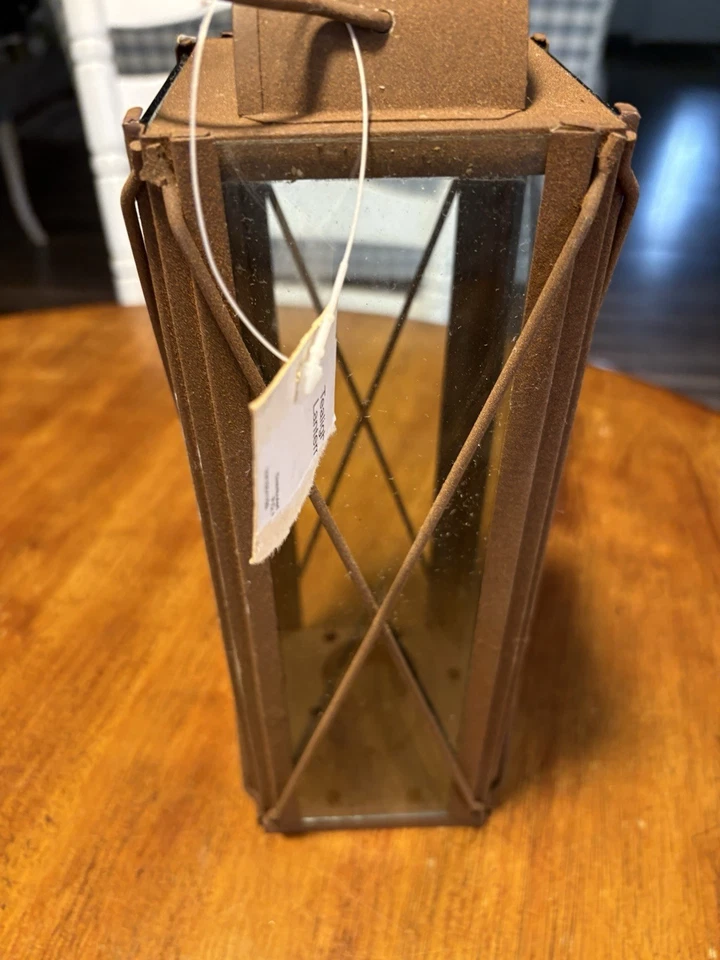 Candelabro vintage oxidado de metal reutilizable rústico 12” envío y devolución gratuitos Foto 2 de 4