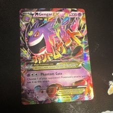 Pokémon M Gengar EX Mega Full Art 35/119 XY Phantom Forces Ultra Rare Holo