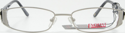 Enchant Eyewear EE0959 SLV Silber Metallbrille Vollrand Gestell 51-16-135 Neu