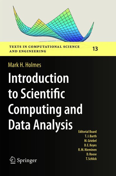 Mark H. Holmes | Introduction To Scientific Computing And Data Analysis | Buch-image