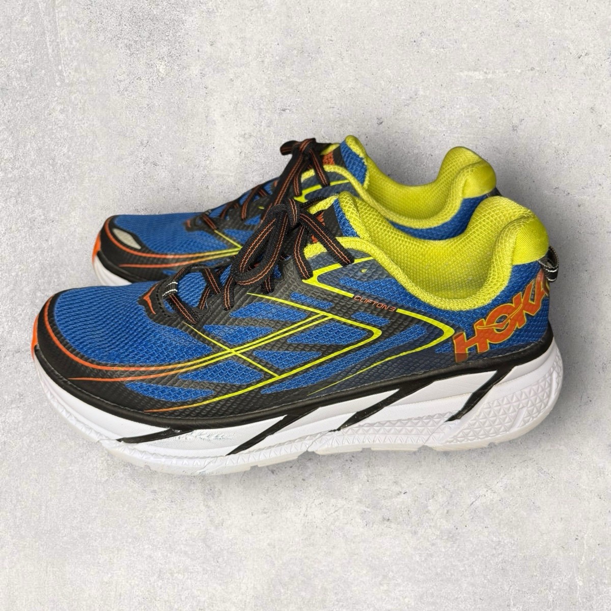 Hoka One One Clifton 3 Orange Blue  Running Shoes 11.5 Amazon.com | Hoka Speedgoat 5 Men main image 3