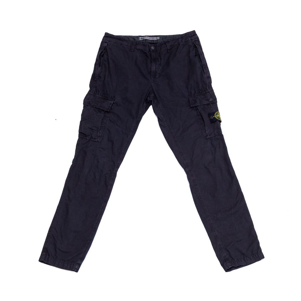 Stone Island Cargo Pants W33 Black Slim Fit Tactical Cotton 
