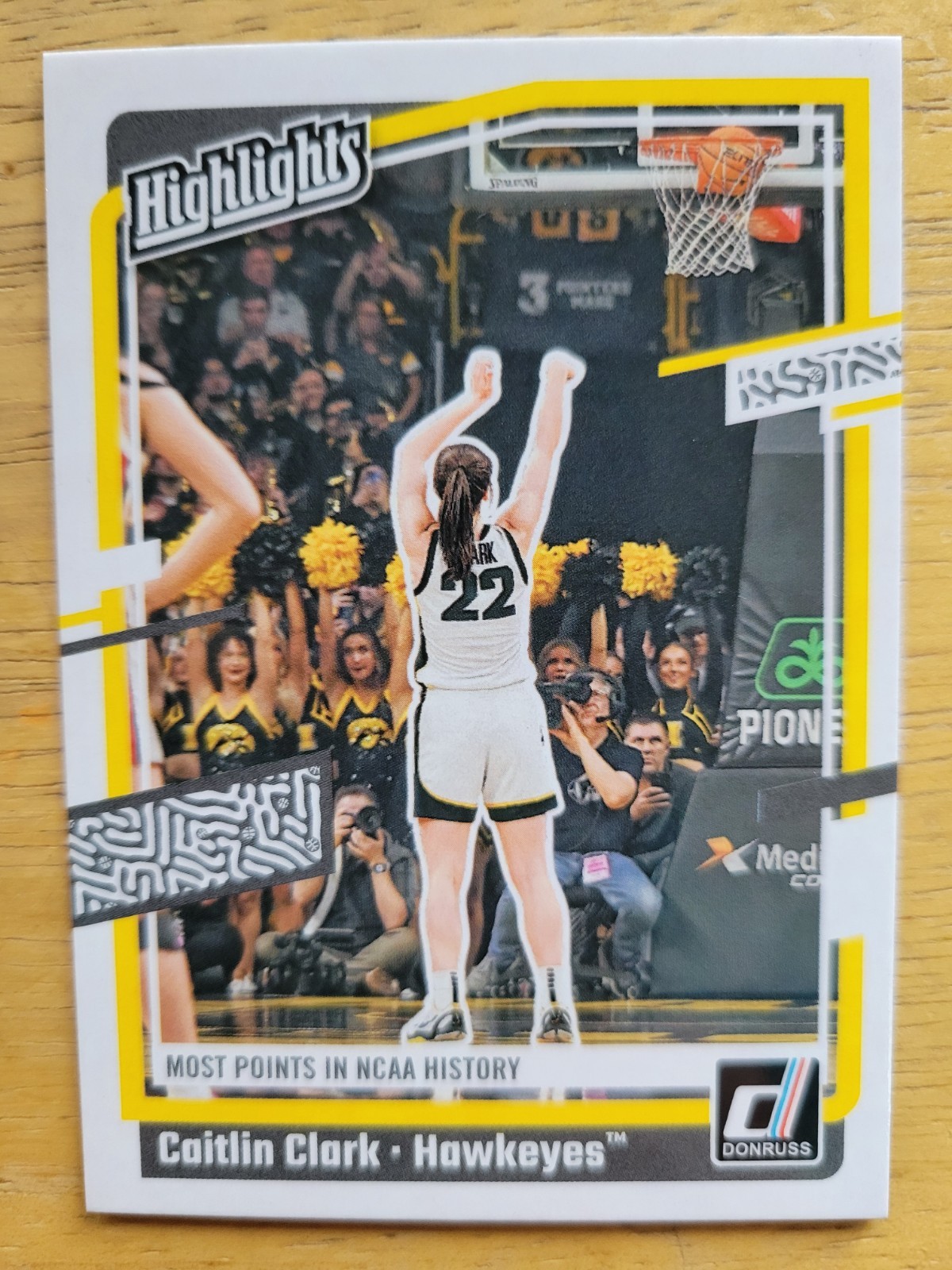 2024 Panini Caitlin Clark Collection Highlights Caitlin Clark #H11 Iowa Hawkeyes