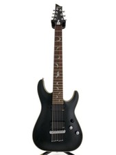 SCHECTER Electric Guitar Damien Platinum 7 2016 String Genuine EMG Made in Used