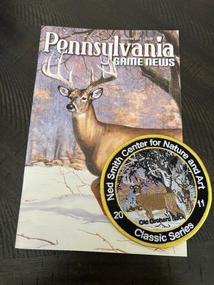 2011 NED SMITH PATCH WITH MATCHING ARTWORK ON PA GAME NEWS MAGAZINE