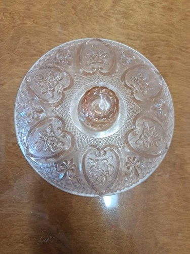 Vintage Pink Depression Glass LID ONLY Replacement For Candy Dish