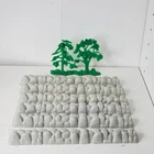 Vintage Marx Battleground Stone Wall Terrain Pieces Trees Walls Diorama Lot