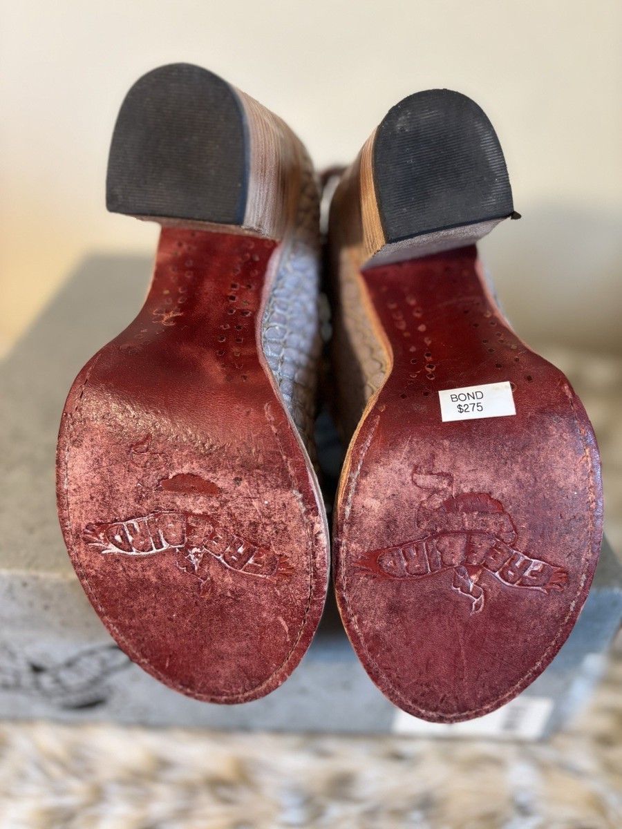 Freebird by Steven Lavender Croc Bonds 7 Leather Sandals View 6