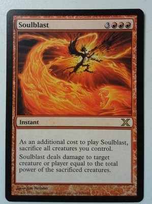 Soulblast *Rare* Magic MtG x1 Tenth 10th Edition SP