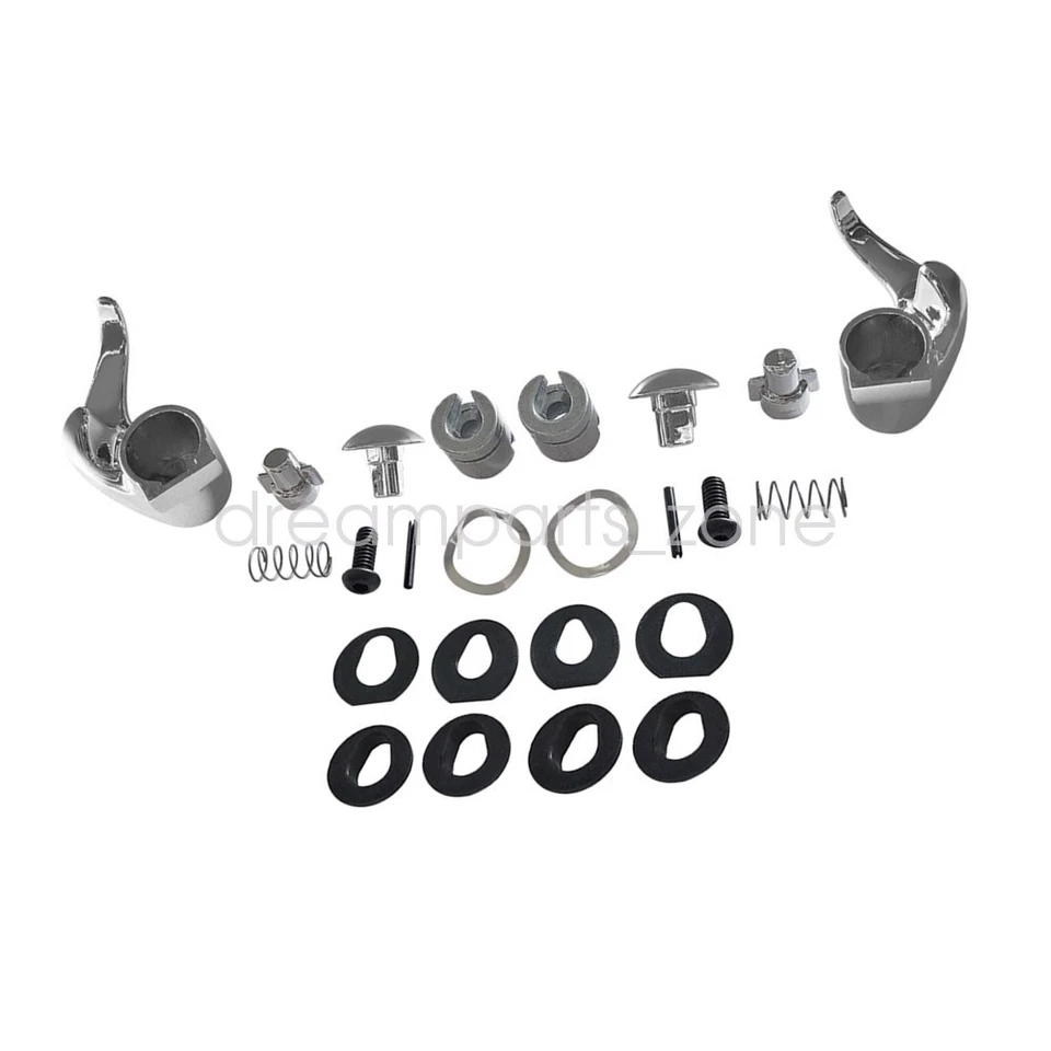 2 Set Locking Vent Window Handle Chrome Kit for Chevy GMC Blazer Jimmy Suburban - Изображение 3 из 4