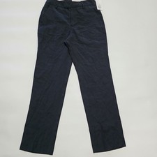 A New Day Pants Size 2 Black High Rise Straight Leg Pull-On