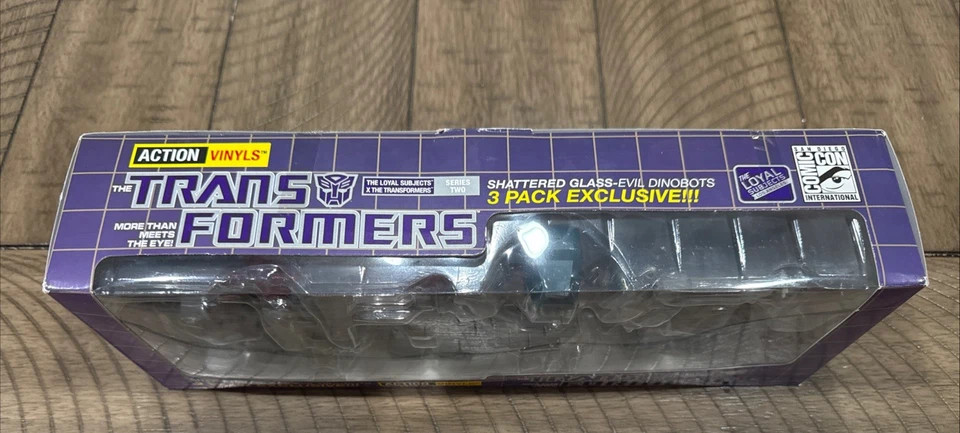 SDCC Exclusivo Sujetos Leales Transformers Vidrio Roto Evil Dinobots BotCon Foto 3 de 4