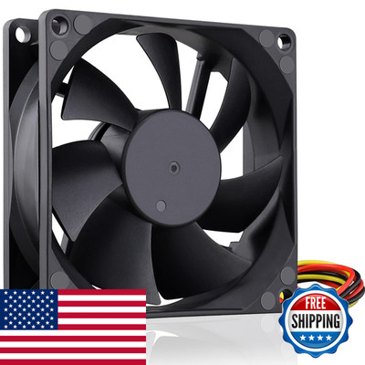 Gdstime 80Mm 8Cm Cpu Fan 80Mm X 25Mm Brushless Dc 12V 3Pin Brushless Pc