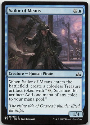 Sailor of Means 49 Common The List Reprints NM MTG