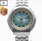 Vintage 1973 [NEAR MINT] SEIKO Advan 6106-7570 Green Automatic Men's Watch JAPAN