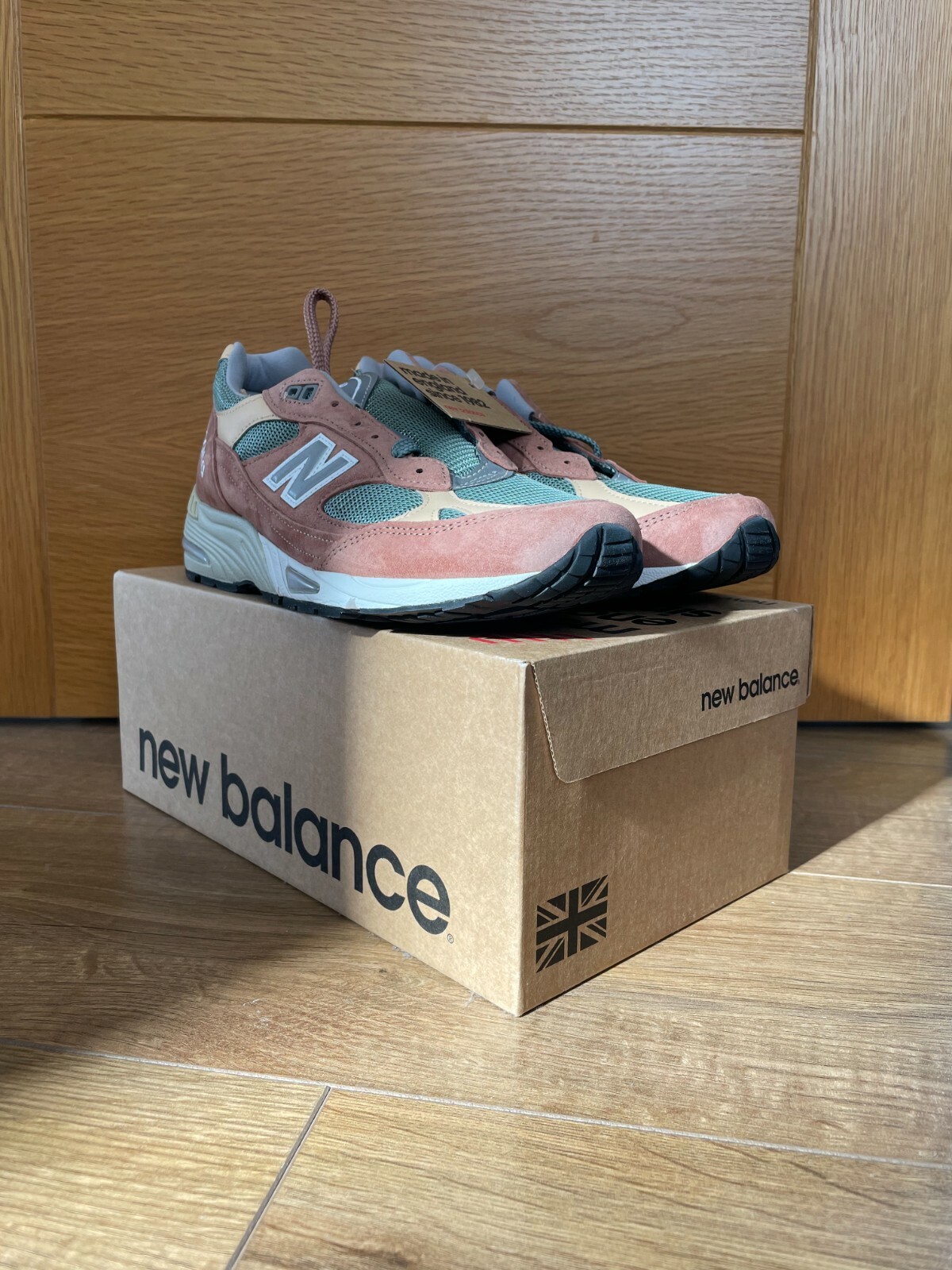 New Balance 991 Patta (Dusty Pink/Light Petrol), UK 8/US 8.5 image 6