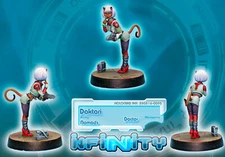 INFINITY Base Coat Female Daktaris Doctor Daktari Nomads Corvus Belli vCB spTeam