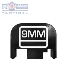Rowe Tactical Rear Slide Cover Plate for Glock Gen 1-4 - Black - Glock 9MM