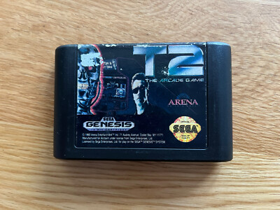 T2 The Arcade Game USA Genesis Mega Drive Original Cart Only!