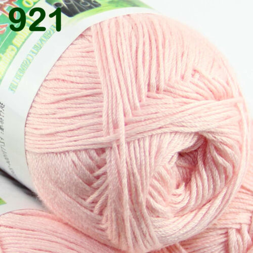 Sale New 1SkeinsX50gr Super Soft Bamboo Cotton Baby Hand Knitting Crochet Yarn - Picture 32 of 51