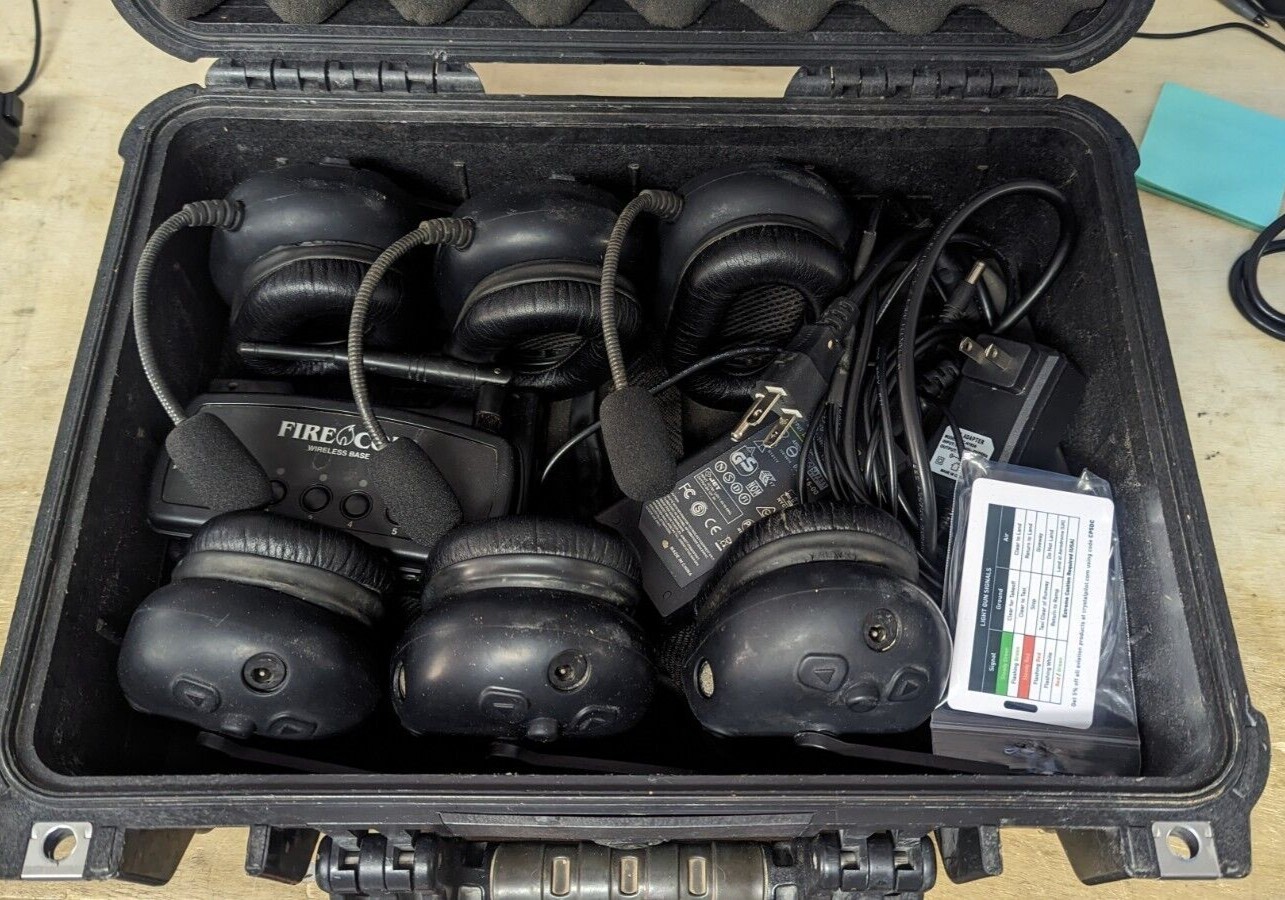 FIRECOM UHW505 headsets, hearing protection, listen-through, radio ...