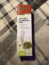 Zilla UVB/UVA Tropical Reptile 6 Watt Fluorescent Bulb Brand New From Petco 