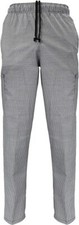 Natural Uniforms Classic Houndstooth Chef Pants - NWT - Adult Size XL 42/44