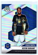 Kevin Durant 2020-21 Panini Mosaic Finals MVPs Silver Prizm #296