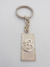 13: 925 Silver Keychain with Thirteen Lucky Charms - Lucky - Medium Size