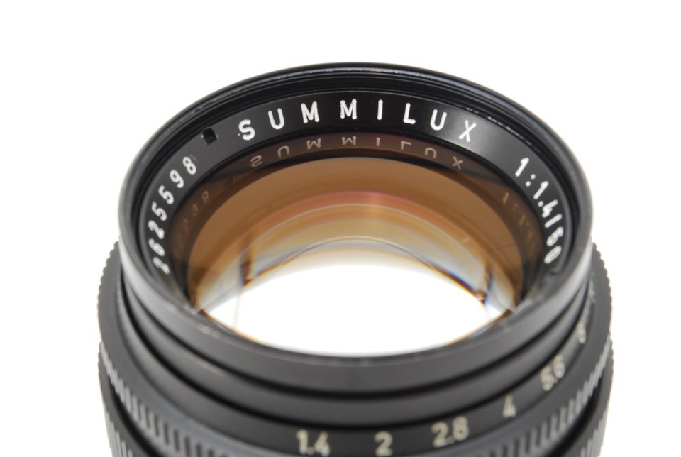 Leica E43 Black Front Lens Cap For 50mm F/1.4 Summilux Lens - Push