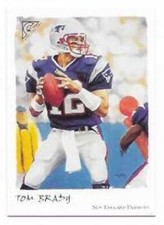 TOM BRADY 2002 Topps Gallery Football # 50 New England Patriots NM - MT
