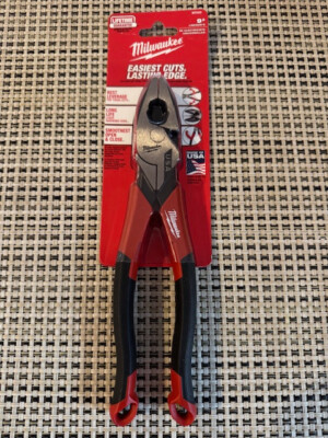 NEW Milwaukee MT550 9'' Lineman's Pliers with Fish Tape Puller Comfort Grip USA