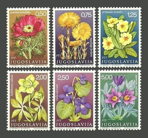 Yugoslavia 1969 Medicinal Plants MNH