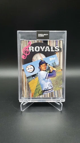 Topps PROJECT 2020 #212 George Brett by Don C w/Box - PR 3002