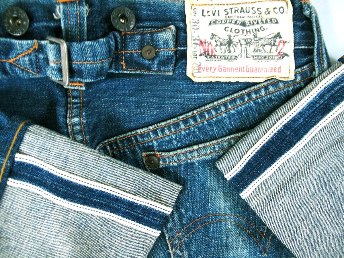 HOT 1920 VTG Men LVC USA LEVI'S 201 SELVEDGE BUTTON 555 HOT 1920 VTG Men LVC USA LEVI'S 201 SELVEDGE BUTTON 555