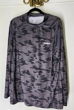 Reebok Long Sleeved Shirt Camo Base Layer Athletic Men's XL