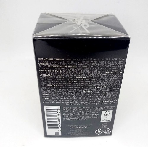 LA NUIT DE L'HOMME 100 ml. eau de toilette 3.3 Fl.Oz. Yves Saint Laurent YSL - Imagen 2 de 3