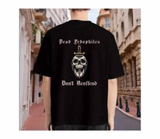 Dead Pedophiles Don't Reoffend T-Shirt, Unisex Black T-Shirt