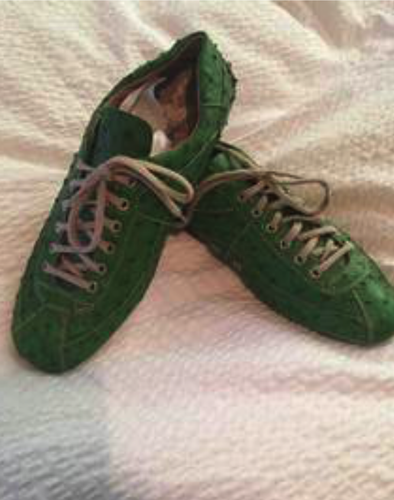 prada green trainers