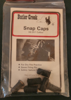 Pack of 6 Butler Creek Snap Caps 38/357 NOS