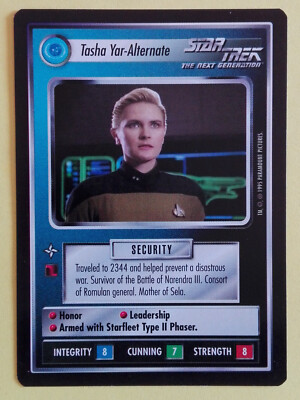 Star Trek CCG (Alt. Universe) Federation Personnel: Tasha Yar-Alternate (rare) 2