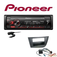 Pioneer 1-DIN Bluetooth Autoradio Android USB FüR Seat Leon 2005-2009 Schwarz