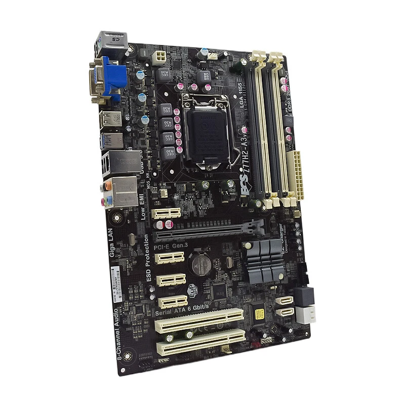 ECS Z77H2-A3 Motherboard ATX Intel Z77 LGA1155 DDR3 32GB SATA2/3 HDMI VGA DVI - Image 4 of 4