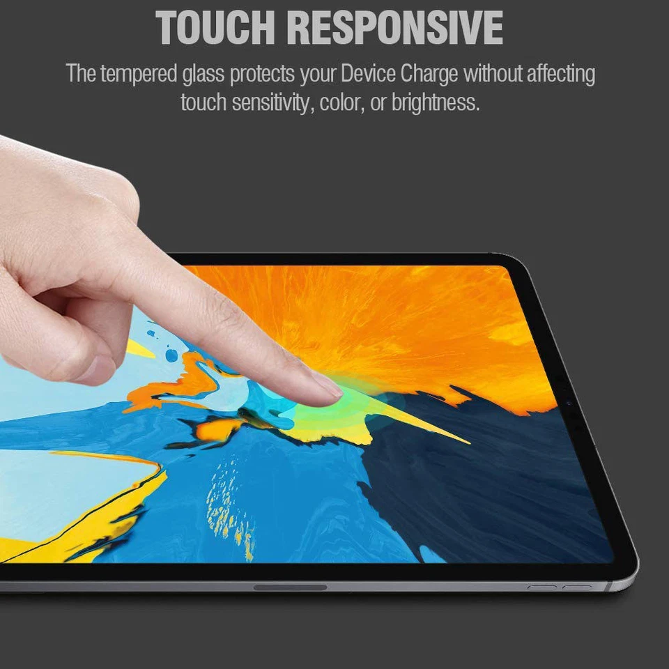 2X For iPad Pro 13 12.9 11" inch 4th 5th 6th Gen Tempered Glass Screen Protector - image 4 of 4
