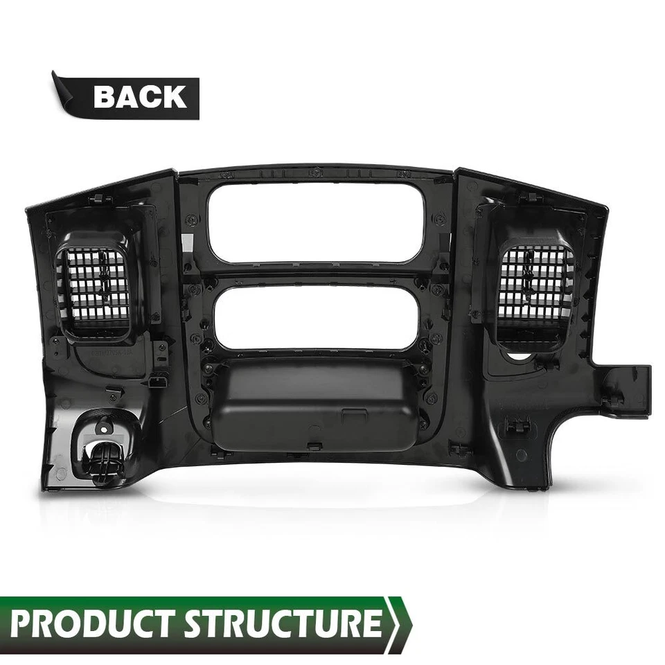 Center Dash Radio Trim Air Vent Bezel Panel Fit For 2002-2005 Ram 1500 2500 3500 Foto 3 de 4