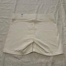 Justice Girl's Basic Cream Stretchy Bike Shorts size 18