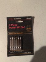 Sears/craftsman 6 Piece Power Bit Set Sears/craftsman 6 Piece Power Bit Set